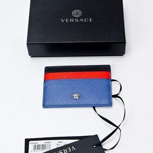 Versace Bags - Medusa Leather Unisex Credit Card Slim Wallet Versace Bags - Medusa Leather Unisex Credit Card Slim Wallet